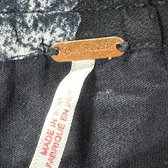 Free People Black and White Floral Midi Skirt - Picture 6 of 9